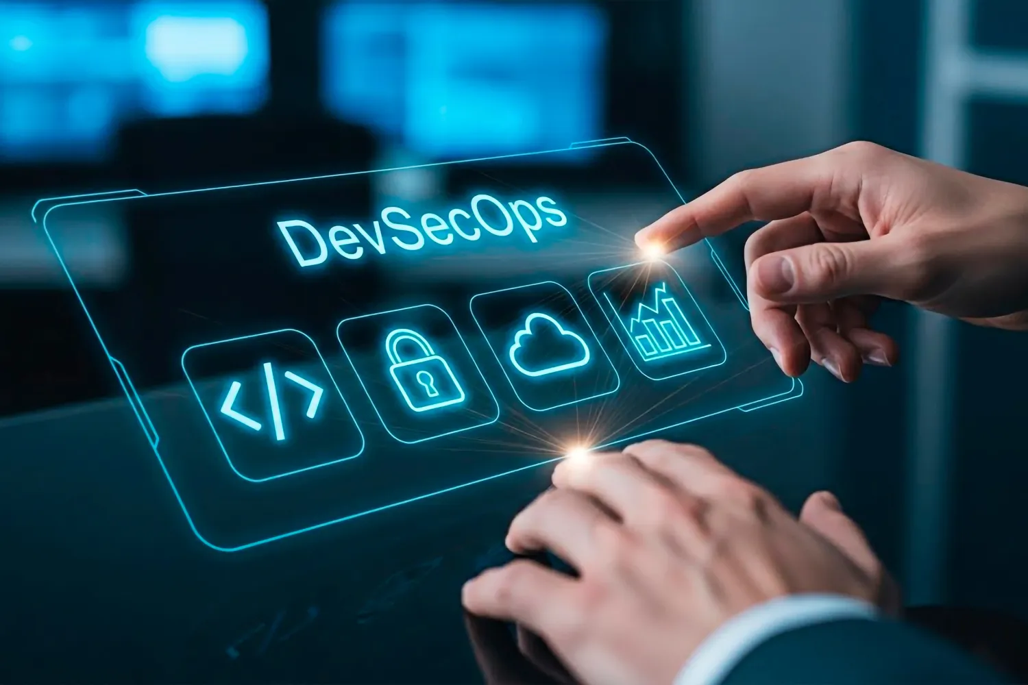 DevSecOpsの概念を表現したイメージ写真